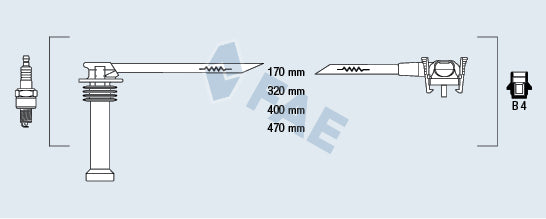 JUEGO CABLE DE ENCENDIDO