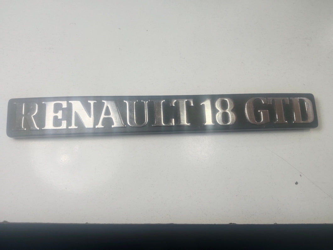 ANAGRAMA RENAULT 18 GTD